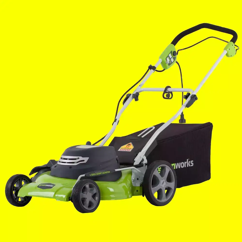 Greenworks 20-inch 12 amp corded lawn mower review